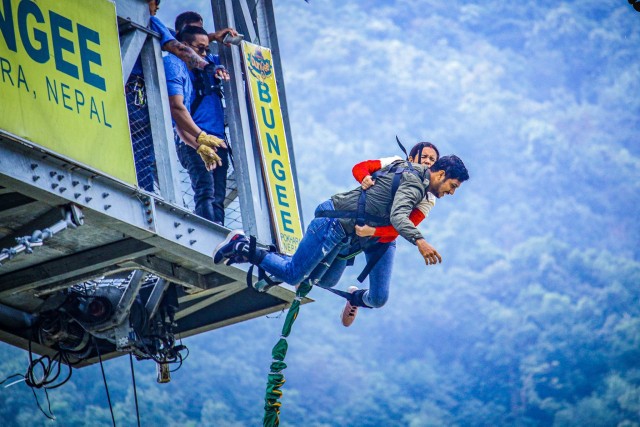 Visit Couple Bungee Jump in Pokhara A Day Trip in Bandipur, Nepal