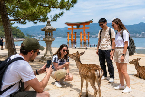 Hiroshima: Miyajima Island Guided Walking Tour with Ferry