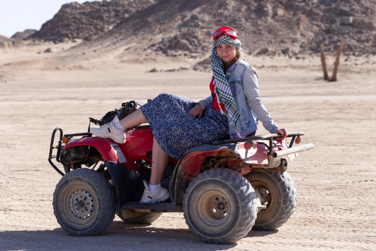 Makadi: prywatna przejażdżka quadem ATV, wioska Beduinów i przejażdżka na wielbłądziePrywatna przygoda ATV w wiosce Beduinów i przejażdżka na wielbłądzie