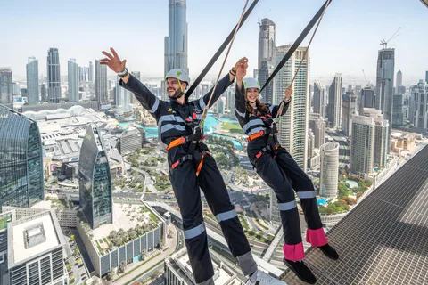 Dubai: Burj Khalifa Level 124, 125 & Edge Walk på Sky Views