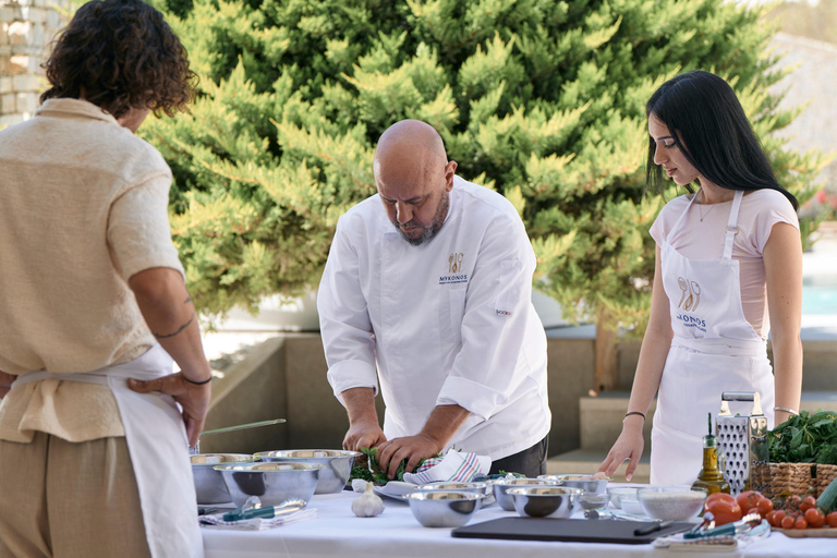 Mykonos: Hands-On Cooking Class with a Professional Chef