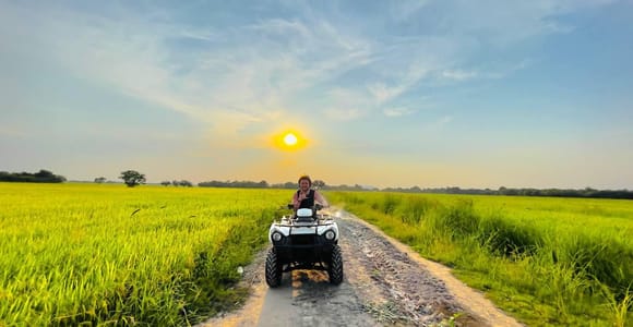 Angkor Wat by E-Scooter tour & Sunset Quad Bike Tour