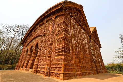 Kolkata : Excursion d'une journée aux temples de Terracotta et aux tisserands de Baluchuri