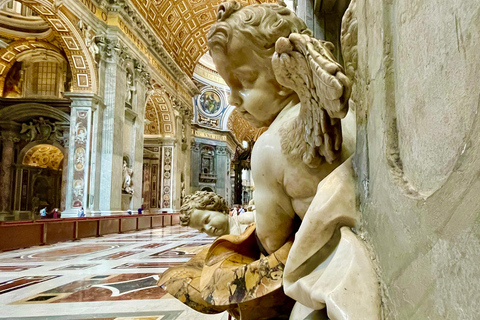 St. Peter Basilica, Tomb, Dome & Underground Catacombs Tour Catacombs Guided Tour & Skip the line Basilica