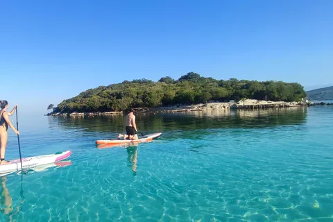 iStand-Up Paddleboarding Tour um die Ksamil Inseln