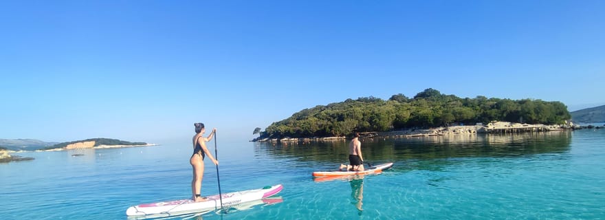 Îles de Ksamil : excursion en stand up paddle (SUP)