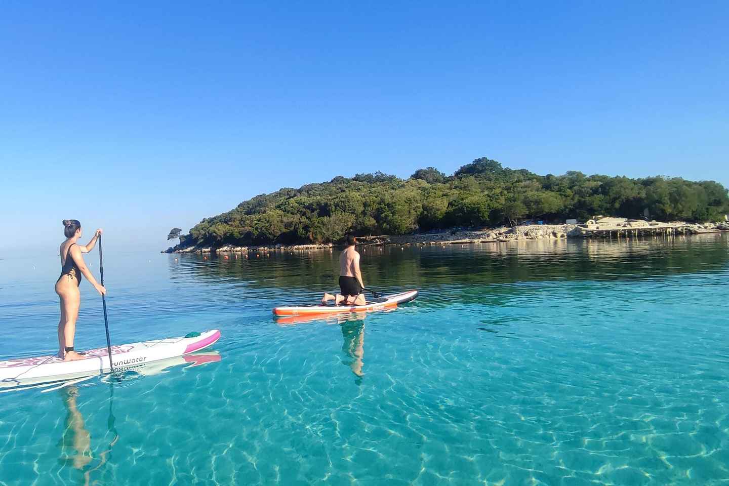 Ksamil islands: Stand-Up Paddle Tour (SUP Tour) - Ksamil: Stand-Up Paddleboarding Tour (afternoon seassion)