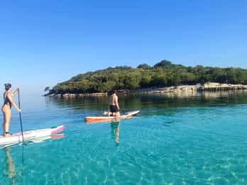 iStand-Up Paddleboarding Tour around Ksamil islands