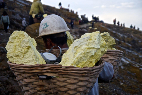 Vanuit Yogyakarta: Bromo en Ijen Krater 3D2N TourMount Bromo en Ijen krater 3D2N Daling haven Ketapang