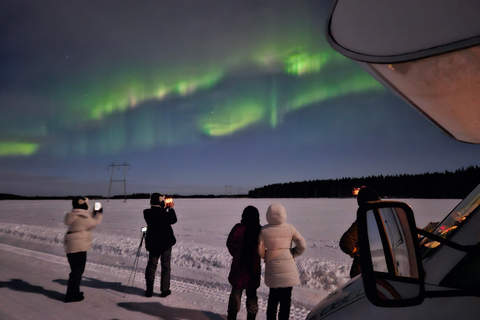 روفانييمي: مطاردة الشفق القطبي الشمالي مع خدمة التوصيل من الفندق