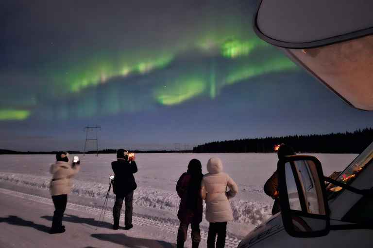 روفانييمي: مطاردة الشفق القطبي الشمالي مع خدمة التوصيل من الفندق