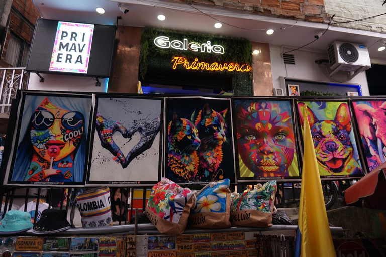 Tour privato nel comune 13: grafitour, gastronomia, museo EscobarTour privato nel comune 13: graffiti, gastronomia, museo Escobar