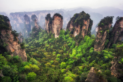 Zhangjiajie: 2-Day Highlights tour w/ Glass Bridge&Cable car Zhangjiajie: 2-Day AVATAR Mountain and Tianmen Mountain Tour