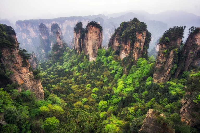 Zhangjiajie: tour di 3 giorni con funivia, ascensore di vetro e skywalkHotel a Wulingyuan