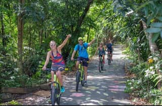 Bangkok: Dschungel-Fahrradtour mit Abholung und Mittagessen