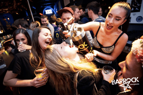 Bratislava: Pub crawl with 2 hours of open bar + after party at Trafo