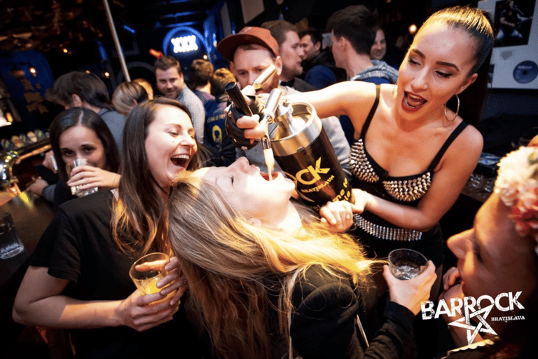 Bratislava: Pub crawl with 2 hours of open bar + after party at Trafo