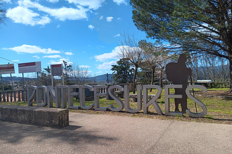 Roads from Tui to Santiago Compostela