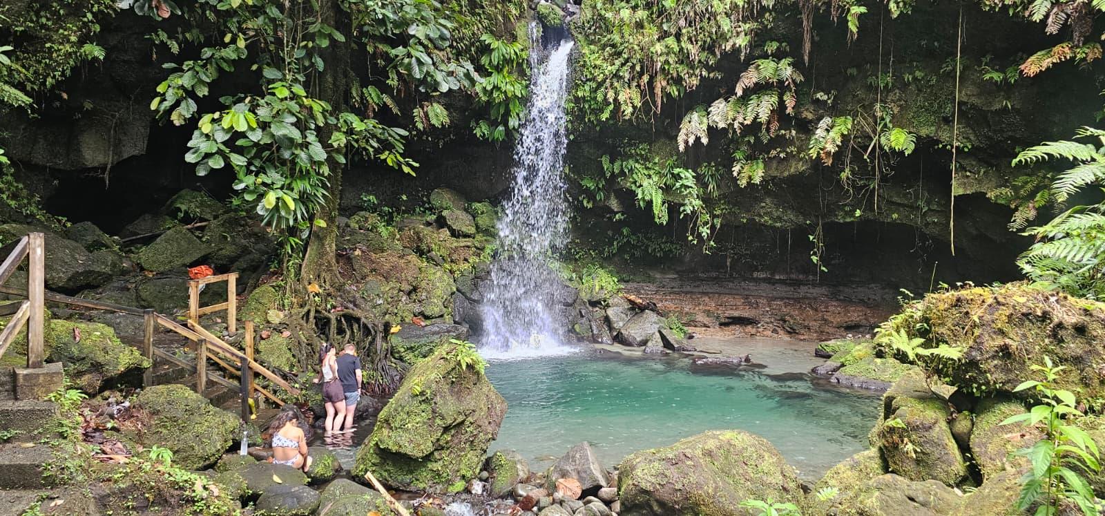 Dominica: Emerald Pool, Morne Bruce und Strandtour