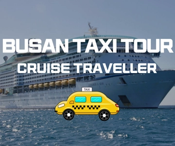 Crucero en Busan Excursión en tierra Taxi privado Alquiler de coches