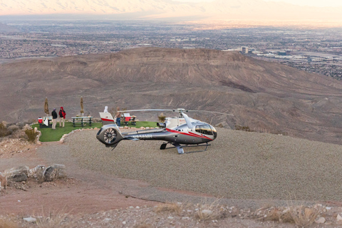 Las Vegas: Helicopter Flight over the Strip with Options Las Vegas Strip Night Flight with Hotel Transfer