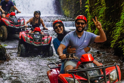 Bali: Ubud ATV Guided Tour with Rafting and Swing OptionsCombo ATV Quad bike &amp; White Water-Rafting Tour with Transfer