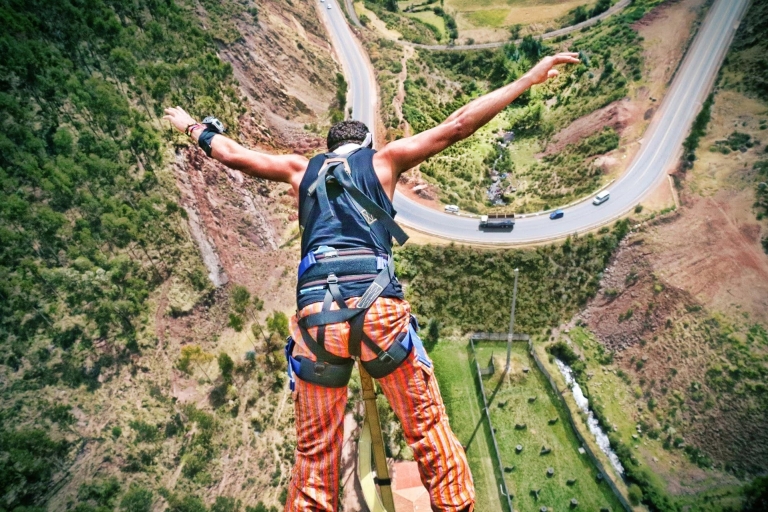 Bungee Jumping Over Peruvian Canyons