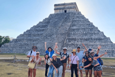 Cancún: Dagtocht Chichen Itza, Ik Kil Cenote en ValladolidTour met pick-up in de omgeving van Cancún