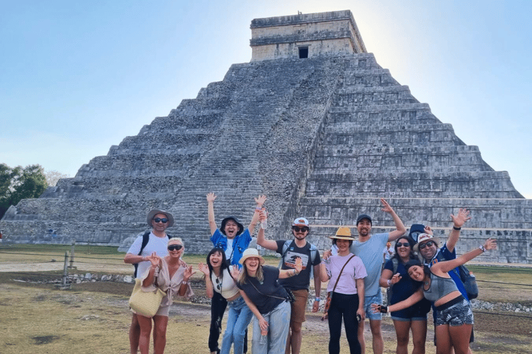 Cancún: Dagtocht Chichen Itza, Ik Kil Cenote en ValladolidTour met pick-up in de omgeving van Cancún