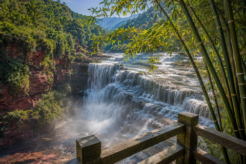 Guizhou: Sidonggou Scenic Area Waterfall Tickets Sidonggou Scenic Area: Admission + Round-Trip Shuttle