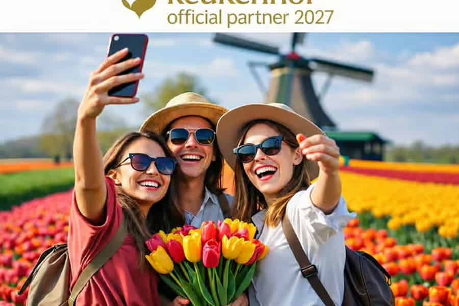 Amsterdam: Keukenhof & Zaanse Schans Tagestour + Flexible Rückfahrt. Foto: GetYourGuide Amsterdam: Keukenhof & Zaanse Schans Tagestour + Flexible Rückfahrt. Foto: GetYourGuide