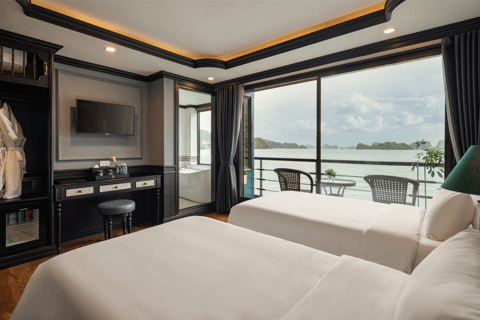 Hanoi: 2-dagars Halong-Lan Ha Bay BEST SELLER 5* kryssning balkong