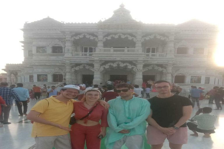 Desde Agra: Tour privado por el Taj Mahal y Mathura y Vrindavan