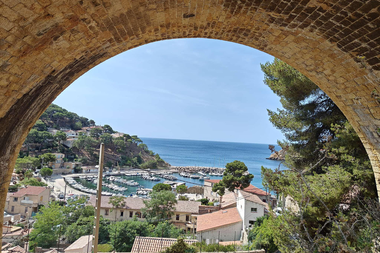 Från Marseille till Calanques Blueues med tåg, vandring, laguner och byar