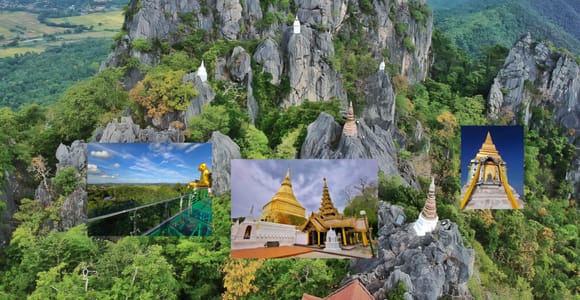Chiang Mai: Sky Pagodas, Lampang, & Skywalk Lamphun Transfer
