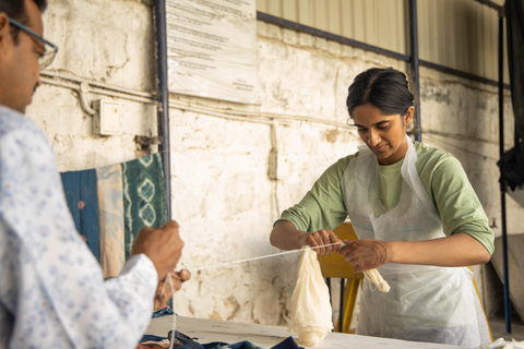 Jaipur: Natürliches Färben, Blockdruck, Tie &amp; Dye Workshop