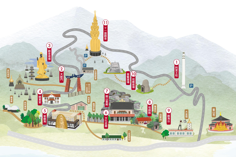 Privétour door Taipei met afternoon tea en fietsen