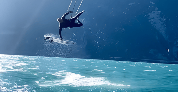Malcesine: Kitesurfing with Lift & Equipment Rental