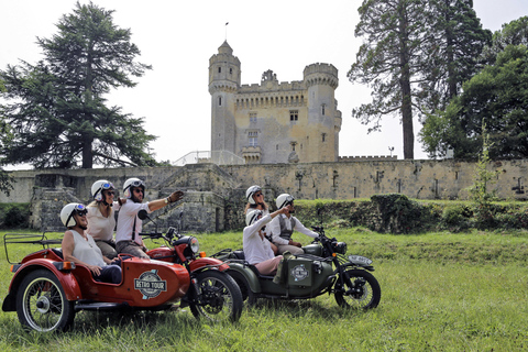 Desde Burdeos: Ruta del Vino de Saint-Emilion en SidecarVisita de medio día a Saint-Emilion en sidecar