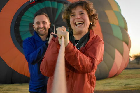 Ciudad de México: Amanecer en Globo privado en Teotihuacán