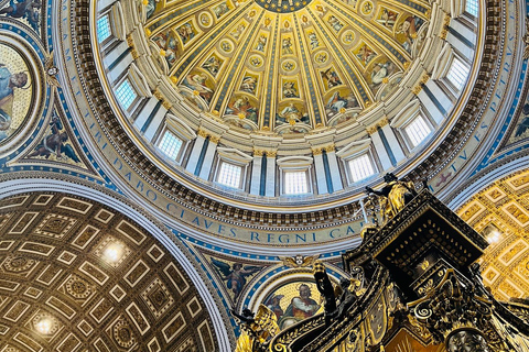 Vatican: St peters Dome Entry Ticket Papal Tombs, Audio Tour Vatican: St peters Dome Entry Ticket(With Elevetor)