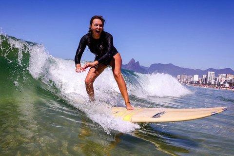 Authentic Surf Lesson Arpoador Beach Rio de Janeiro
