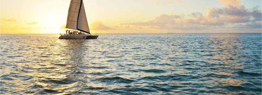 Île aux Bénitiers : croisière privée OCÉANE au coucher du soleil