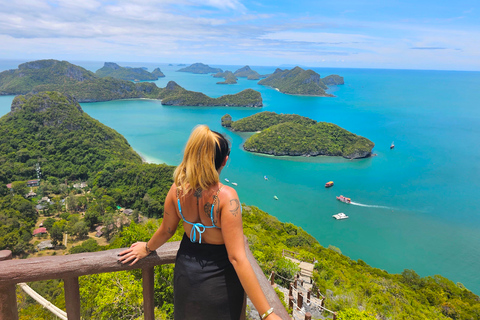 Koh Pha Ngan: Day Tour Ang Thong with Kayak, Snorkel & Lunch Option 1: Hotel Pick up in Koh Pha Ngan