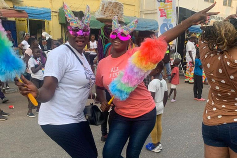 O MELHOR DO CARNAVAL DE MÁSCARAS DE TAKORADI WESTSIDE