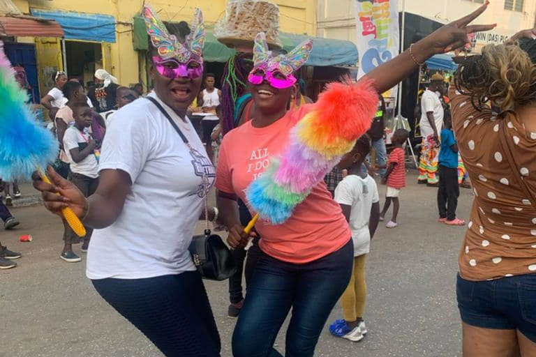 O MELHOR DO CARNAVAL DE MÁSCARAS DE TAKORADI WESTSIDE