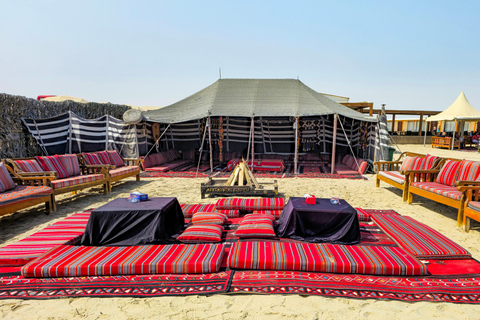 Doha: Wüstensafari, Abendessen vom Buffet &amp; ÜbernachtungsmöglichkeitDoha: Wüstensafari &amp; Abendessen vom Buffet im Camp