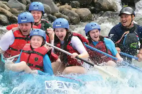 Rafting en eaux vives Arenal classe II-III
