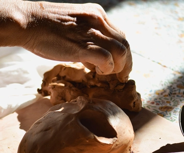 Cotignac: Atelier de modelagem em argila
