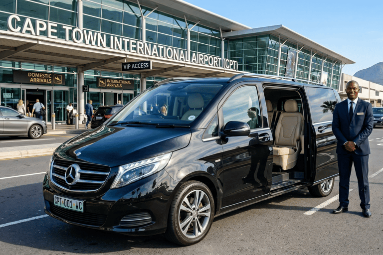 Cape Town: CPT Airport Private Transfer to/from City Center Arrival: CPT Airport to hotel in Cape Town city center